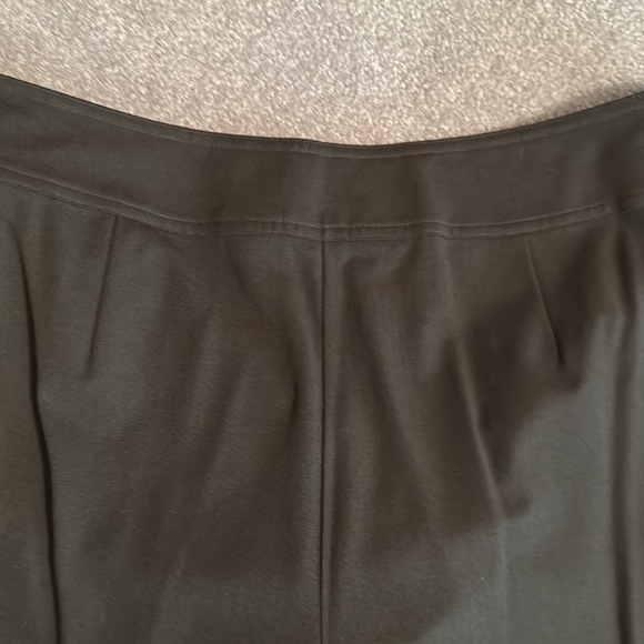 EUC WIDE LEG LADIES CROPPED PANTS 600west sz 12 in rich medium green - Picture 3 of 7